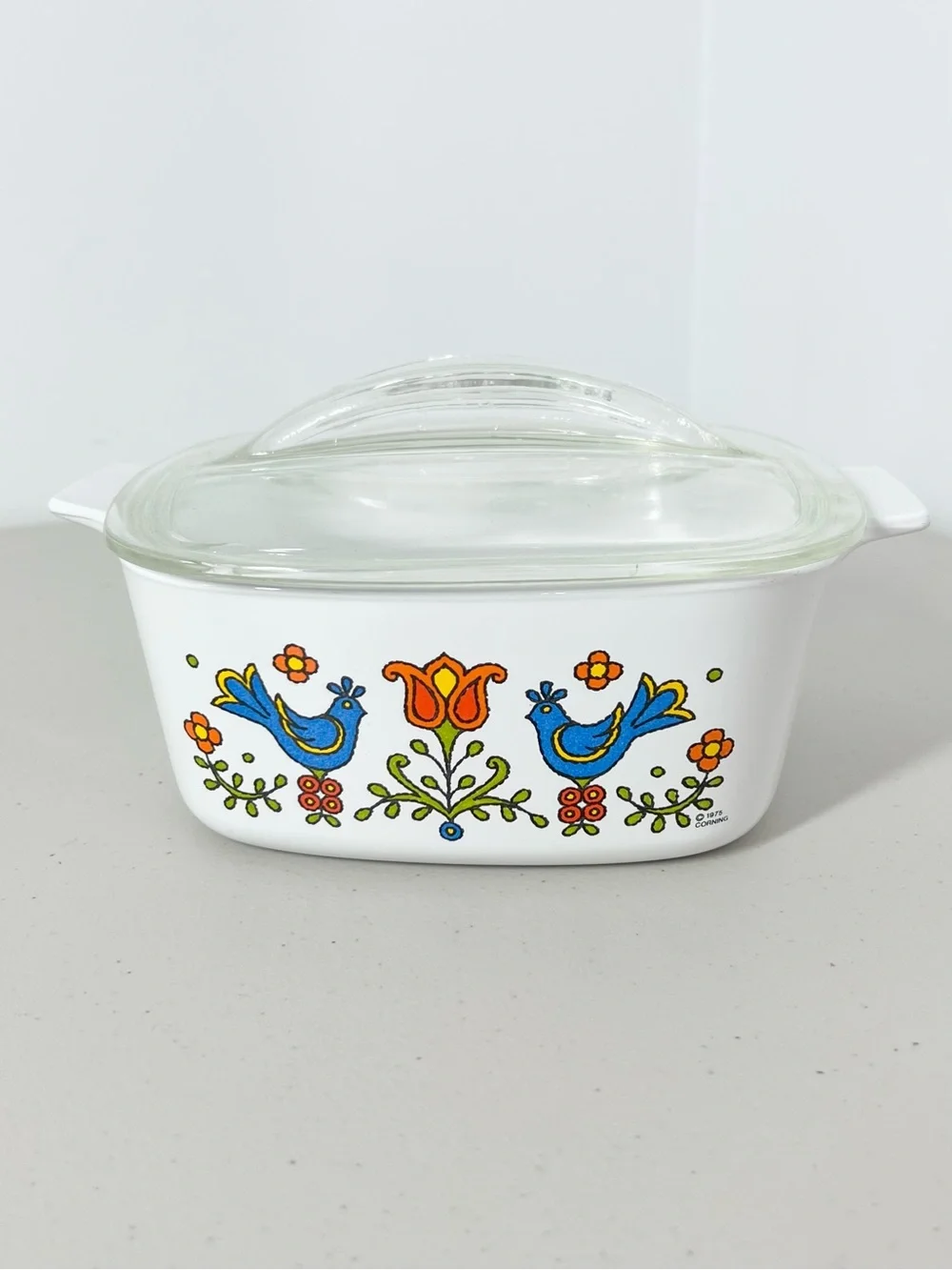 Vintage CorningWare Country Festival 1 1/2 Quart Casserole Dish